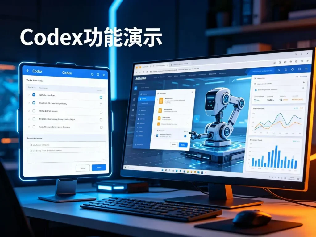 Codex 配图 - AI 智能体自动化办公功能演示