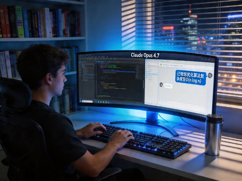 Claude Opus 4.7配图 - Claude Opus 4.7深度评测：编程能力暴涨11%
