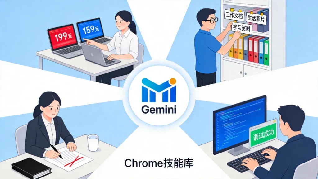 四大应用场景：购物比价、内容整理、合同审查、代码调试