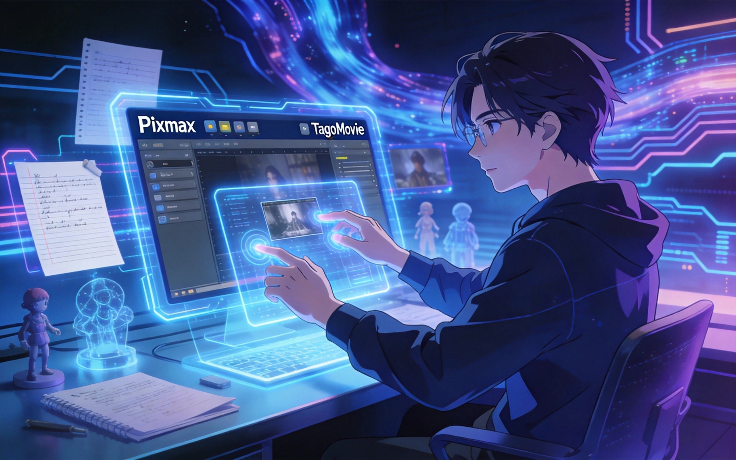 Pixmax和TagoMovie深度评测：AI短剧创作新时代，一个人就是一支团队