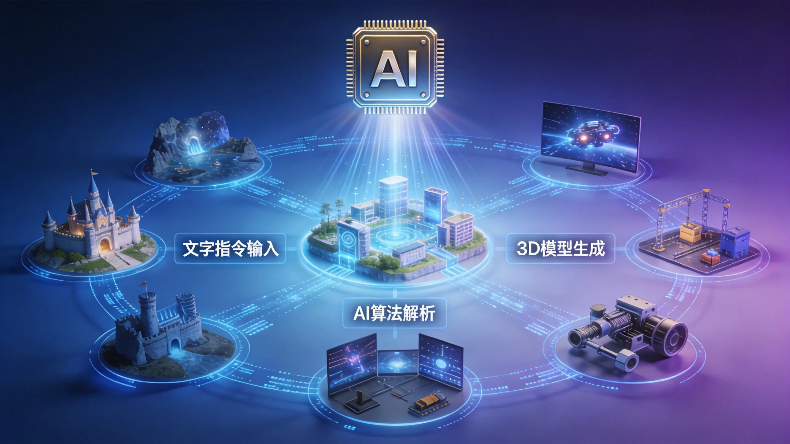AI空间智能技术构建三维虚拟世界，3D生成工具开启物理世界数字化新篇章